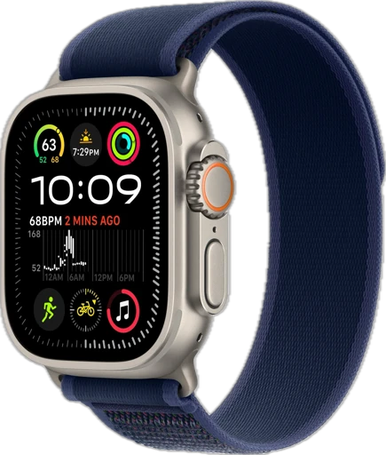 Часы Apple Watch Ultra 2 GPS + Cellular 49mm Titanium Case with Blue Trail Loop