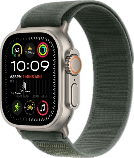 Часы Apple Watch Ultra 2 GPS + Cellular 49mm Titanium Case with Green Trail Loop