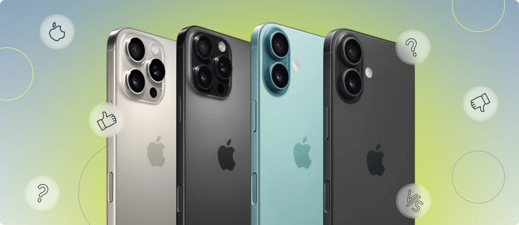 Сравнение iPhone 16 и iPhone 16 Pro в 2025 году